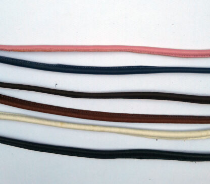 Martingale Half Chain Rolled Soft Leather lead colours