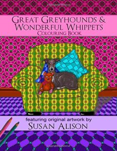 JRWR - Greyhounds and Whippets Colouring Book