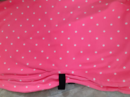 Dog Fleece - Pink with White spots - Same Lining